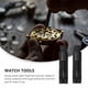 thumbnail image 4 of 6 herramientas para relojes, pasadores de barra de resorte, removedores de eslabones, kits de reparación de correas de reloj (negro), 4 of 7