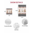 thumbnail image 7 of Easter Bunny Eggs Kitchen Dish Towels for Drying Dishes Set of 2, Spring Flowers Rabbits Farmhouse Buffalo Plaid Waffle Weave Microfiber Hand Tea Bathroom Towels Quick Dry & Absorbent Towel 15.7x23.6, 7 of 7