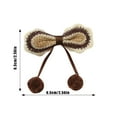 thumbnail image 2 of Handmade Knitting Decorative Bow DIY Craft For Home And Making Knitting Bag Yarn Storage Arm Knitting Yarn Finger Knitting Yarn Knitting Needles Knitting Needles Set Circular Interchangeable Knitting, 2 of 3