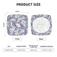 thumbnail image 5 of Logiee Lavender Flowers Print Square Chair Seat Covers, Stretch Chair Seat Covers,Seat Chair Slipcover, Non-Slip Chair Slipcover,Furniture Protector for Indoor and Outdoor-Four Pieces, 5 of 7