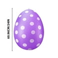 thumbnail image 4 of EUDIDV Easter Decor,Inflatable Easter Eggs Outdoor Decoration Toys For Kids Colorful Eggs Inflatable Easter Eggs For Yard Garden Party 1pc,Easter Figurines, 4 of 5
