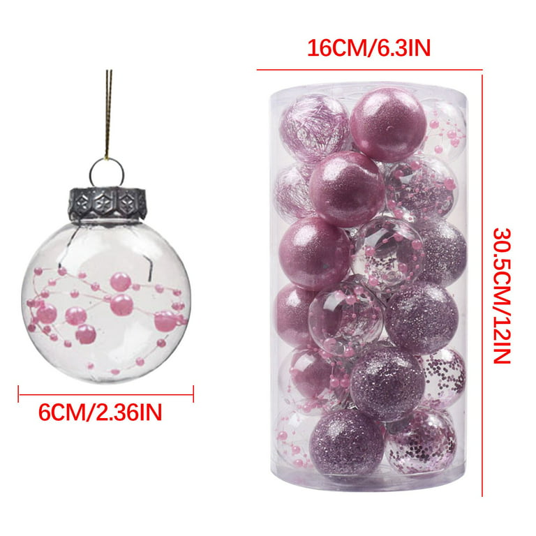 up to 60% off Gifts Karymi Christmas Ornaments 30PCS Christmas Xmas Tree  Ball Bauble Hanging Home Party Ornament Decor 6cm