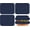 Navy Blue-3Pack, variant on 7-Pack Silicone Lids for Pyrex Freshlock and SNAPWARE Glass Bowls - Airtight, Leakproof, Freezer/Dishwasher/Microwave Safe Replacement Rectangle Covers(Glass bowls not included)