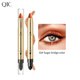 thumbnail image 3 of Xihbxyly Nuevo Lápiz de Sombra de Ojos Monocromático Doble Qic, Perlado, Brillo Fino, Belleza, Iluminador, Sombra de Ojos, Estilo Europeo y Maquillaje, 3 of 3