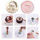 thumbnail image 5 of Cabeza De Sello Cabeza de cobre de 25 mm Cabeza de cera de esmalte vintage clásico para tarjeta de boda (hongo) Wdftyju Libre de BPA, 5 of 6