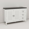 thumbnail image 6 of Twin Fins Versatile 48-Inch White TV Stand w/ 3 drawers - Fits up to 55" TV, 6 of 8