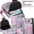 thumbnail image 2 of Colorful Floral Butterfly Sling Backpack – Artistic Aesthetic Shoulder Purse for Women – Cute Bag Gift for Butterfly Lovers and Butterfly Pattern Fans, 2 of 6