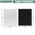thumbnail image 4 of CHAMONNY D480 True HEPA Replacement Filter D4, Compatible with WIN-IX D480 Air Purifier, Compare to WIN-IX D4 Filter, Item Number, 4 of 7