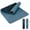Grey Blue / Black, variant on Yoga Mat Non Slip, Eco Friendly Fitness Exercise Mat with Carrying Strap,Pro Yoga Mats for Women,Workout Mats for Home, Pilates and Floor Exercises