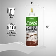 Harris Diatomaceous Earth Crawling Insect Killer, Kills Crawling Bugs & Insects, 8 oz.