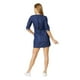 thumbnail image 5 of Blusón Mujer Escote Bordado Amarre Cintura Casual Formal Cómodo azul M Incógnita 990021, 5 of 7