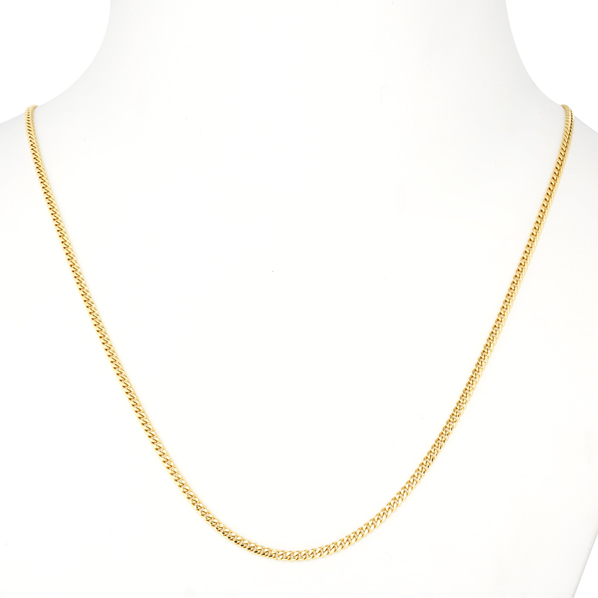 14K Yellow Gold 3mm-12.5mm Real Miami Cuban Link Necklace Chain Bracelet,  7-30