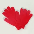 thumbnail image 4 of Guantes de invierno monocromáticos de punto con pantalla táctil para hombres y mujeres, antifrío, anticongelantes, a la moda, cálidos y modernos, 4 of 6