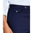 thumbnail image 5 of Tayion Collection Men's Classic-Fit Solid Suit Pants Dark Blue 40x30 B4HP $175, 5 of 7