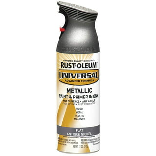 Rust-Oleum 260728 Universal Paint & Primer Metallic Spray Paint, Antique  Brass, 11-oz. - Quantity 6 
