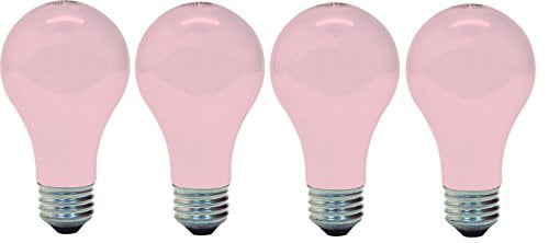 8 Bulbs Soft Pink 60w Ge Lighting 97483 Ge Light Bulb 