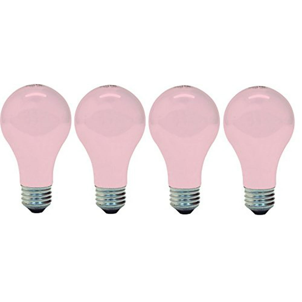 Ge Lighting 97483 Ge Light Bulb, 60w, Soft Pink (4 Bulbs)… Walmart