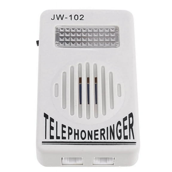 Telephone Ringer Phone Amplifier Wall Ring Speaker Strobe Light Flasher Bell Extra-Loud Sound