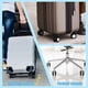 thumbnail image 3 of 8 Pcs Luggage Wheel Covers, Silicone Suitcase Wheel Protector Covers Anti Scratch Luggage Wheel Protector Luggage Compartment Spinner Wheel Covers For, 3 of 4