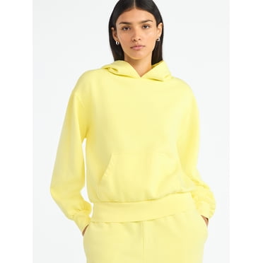 Scoop Women’s Mineral Washed Oversized Cropped Hoodie, Sizes XS-XXL