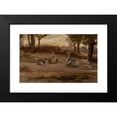thumbnail image 2 of Elihu Vedder 18x13 Black Modern Framed Museum Art Print Titled - Geese (About 1865), 2 of 5