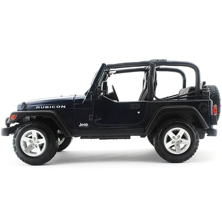 Jeep Wrangler Rubicon Deep Blue 1/18 Diecast Model Car by Maisto