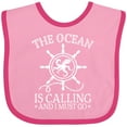 thumbnail image 3 of Inktastic Ocean is Calling Cute Nautical Octopus Boys or Girls Baby Bib, 3 of 4