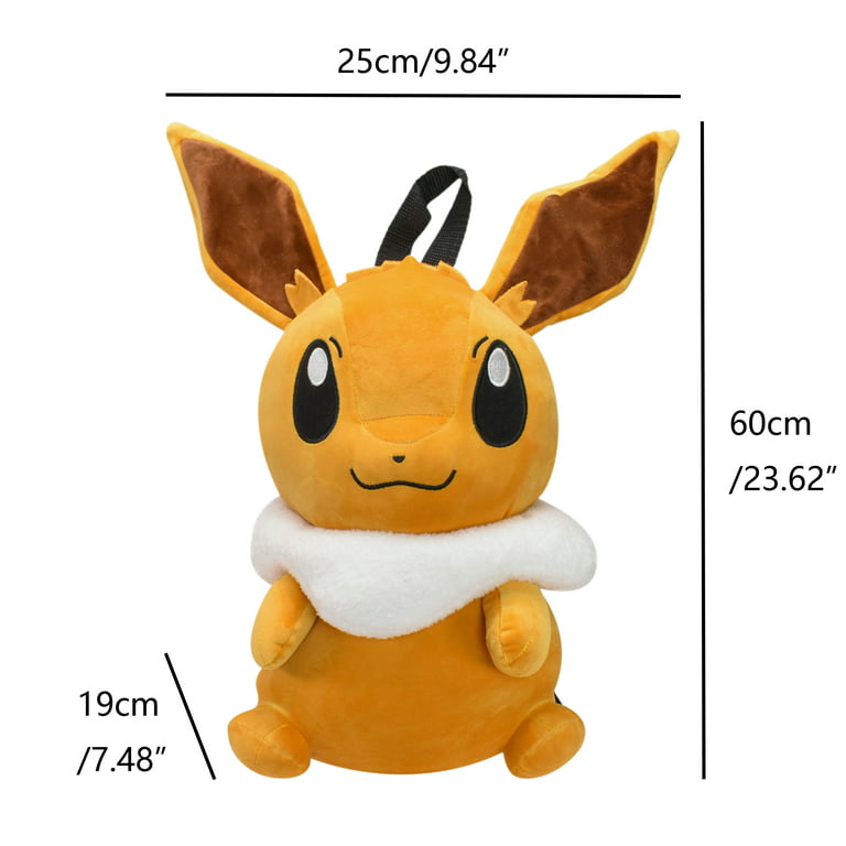 Backpack Mimikyu Snorlax Pikachu Eevee Plush Backpack Schoolbag Soft  Stuffed Toy Gift For Kids