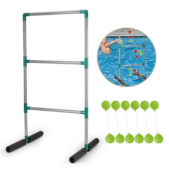 Basketballs Hoop Football Net for Poolsides with and Outdoor Swimming Pool Basketballs Hoop Pool Football Set