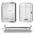 thumbnail image 3 of GoXteam Air Fryer Basket for Oven - Stainless Steel Baking Sheet with Wire Rack, Nonstick Crisper Tray Air Fry Crispy Grill Pan Set for Fries/Bacon/Chicken Cooking Baking Cooling (12.8 x 9.6 Inch), 3 of 7