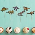 thumbnail image 4 of 24Pcs Dinosaur Cupcake Toppers Roar Dinosaur Cupcake Picks Dino Cake Decorations for Kids Boys Dinosaur Theme Birthday Baby shower Party Decorations, 4 of 5