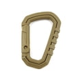 thumbnail image 1 of Anillo en D Camp Snap Clip Gancho Hebilla Llavero Senderismo Escalada Mosquetón (Barro), 1 of 6