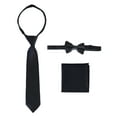 thumbnail image 3 of Gioberti Boy's Long Sleeve Dress Shirt + Solid Tie, Bow Tie, and Hanky, 3 of 4