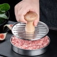 thumbnail image 4 of suyin Burger Press Stainless Steel Hamburger Press Patty Maker For Cooking, 4 of 8