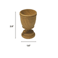 thumbnail image 4 of 3 Arches USA Olive Wood Communion Cups - 8 ml, Set of 6, 4 of 4