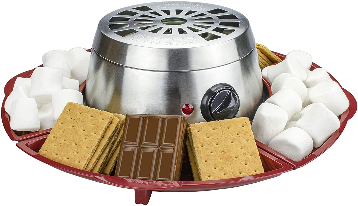 Brown Nostalgia LSM400 Electric Stainless Steel SMores Maker