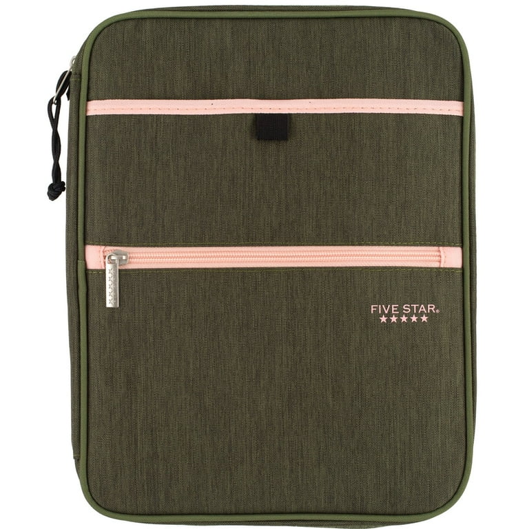 Five Star Zipper Binder, 1 inch 3-Ring Binder, Carry-All with