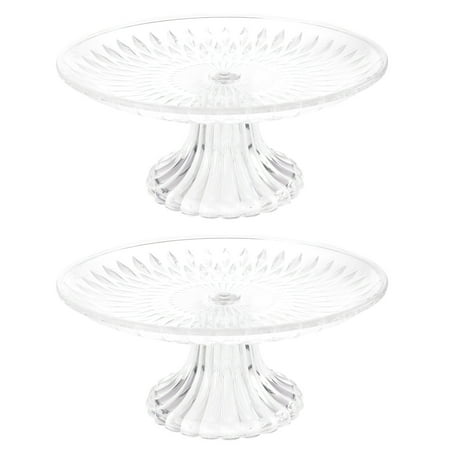 

NUOLUX Cake Stand Display Platter Serving Tray Glass Fruit Dessert Cupcake Holder Plate Tower Trays Dome Food Snack Server