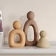 thumbnail image 3 of 3 Figuras Familiares Abstractas: Juego de Estatuas Coleccionables Minimalistas Modernas para Decoración del Hogar y la Oficina, Regalo de Inauguración de la Casa, 3 of 8