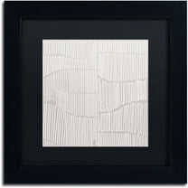 Trademark Fine Art "Spaces Between I" Canvas Art by Kavan & Co Black Matte, Black Frame