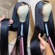thumbnail image 4 of Peluca de encaje europea y americana, peluca de encaje frontal, cabeza de mujer, corte medio, flequillo, peluca de pelo largo y recto, juego de pelucas, 4 of 5