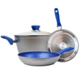 thumbnail image 1 of Set de Sartenes y Olla de Cocina Flavor Pan con Zafiro Antiadherente 4 piezas, 1 of 2