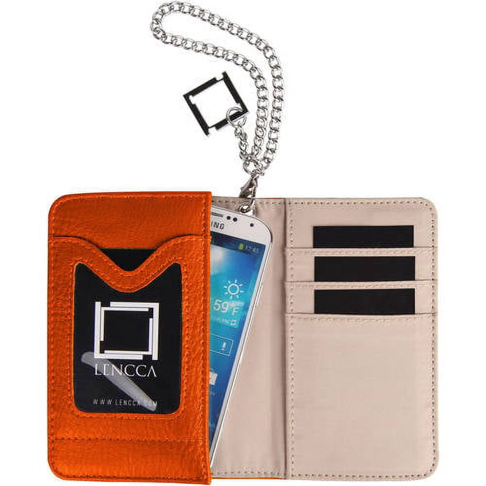 LENCCA Kymira II Women's Universal Protection Wallet Case with Wristlet Strap, Fits Phones up to 5"