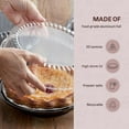 thumbnail image 3 of KitchenDance Combo Pack of 9-Inch Pie Pans With Carriers - High Dome Lid and Container - Baking Pan Perfect for Cooking - WJ43, 10 Count, 3 of 18