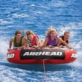 thumbnail image 4 of Airhead Mega Slice Inflatable Quadruple Rider Towable Tube Water Raft  (2 Pack), 4 of 6