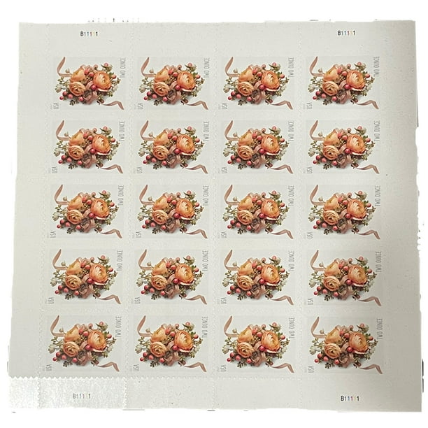 Celebration Corsage Two Ounce Postage Stamp 1 Sheet of 20 US Postal