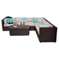 thumbnail image 3 of TK Classics Venice Wicker 7 Piece Patio Conversation Set with Coffee Table and 2 Sets of Cushion Covers, 3 of 3