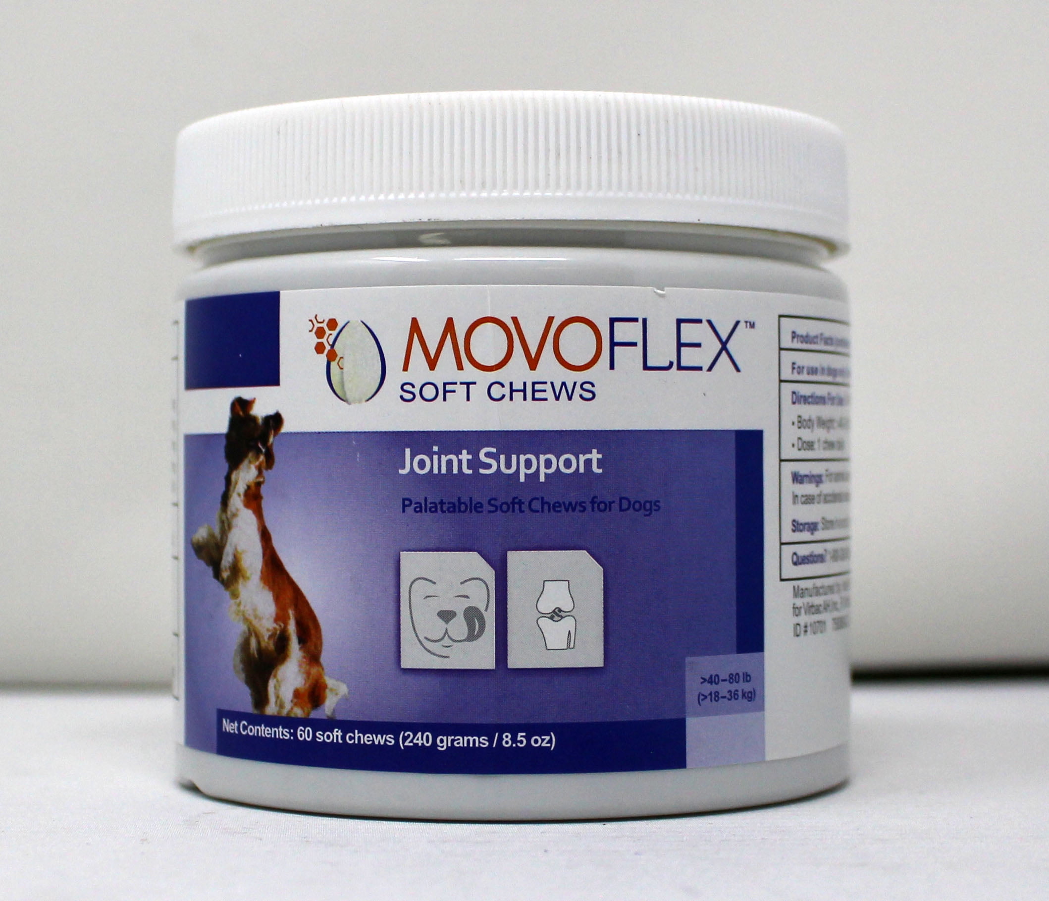 MOVOFLEX Joint Support Supplement Soft Chews for Dogs, 60 Chews