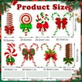 thumbnail image 2 of 8PCS Christmas Candy yard Decorations Plastic Outdoor Peppermint Lollipop Candy Signs with Stakes for Winter Holiday Christmas Outside Yard Pathway Lawn Decor Supplies, 2 of 9