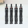 thumbnail image 4 of 4PCS 10A Fuse Holder Protective Connector Photovoltaic Diode PPO Protection Connector (Black), 4 of 7